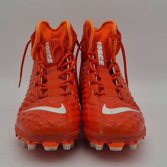 Nike Force Savage Varsity 2 (Size 14) AQ8155-800 Orange/White Football Cleats - Picture 2 of 8